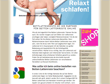 Tablet Screenshot of bettlattenroste.de